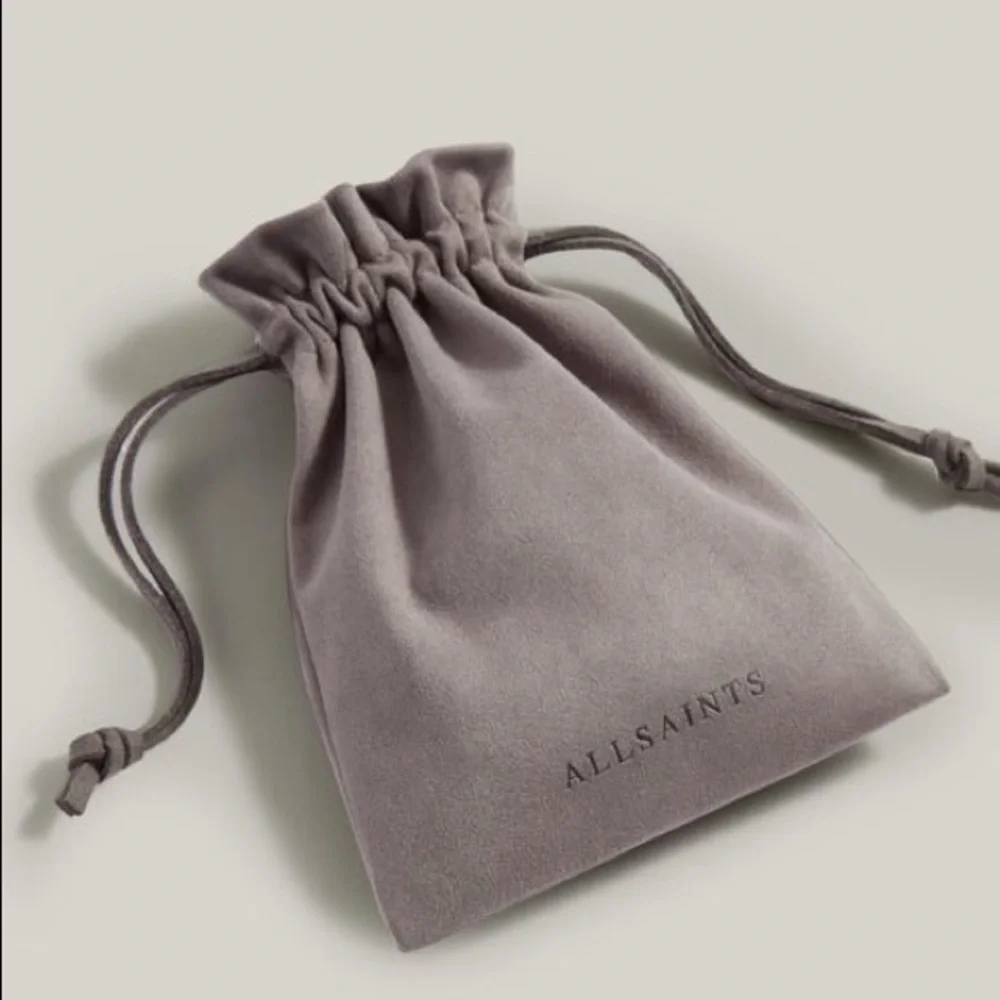 NWT All Saints Luna hoop earrings in gold brass - Picture 4 of 6